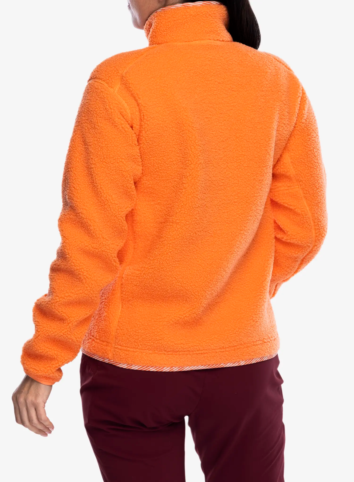 Ženski flis adidas TERREX Xploric High Pile Fleece Pullover - amber tint
