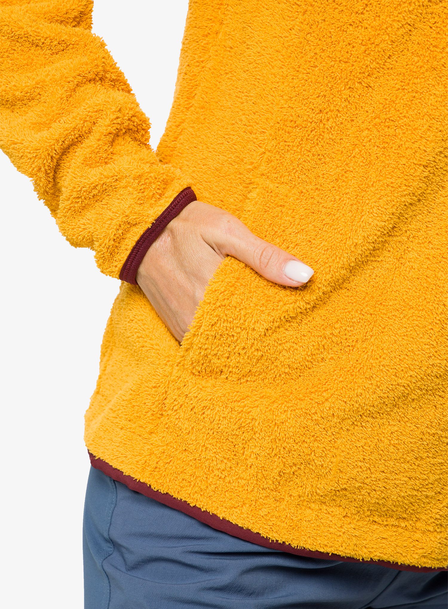 Ženski flis adidas TERREX Xploric High Pile Fleece Pullover - preyel