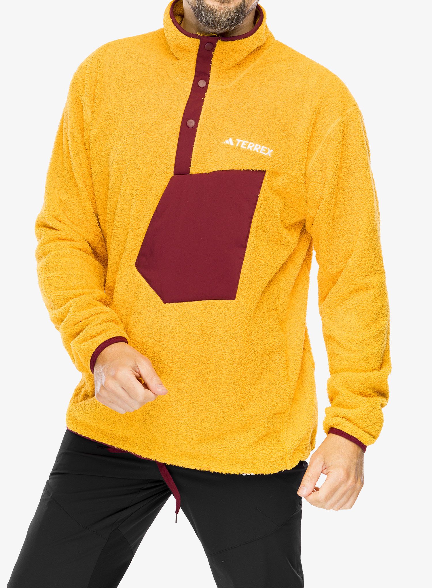 Flis adidas TERREX Xploric High Pile Fleece Pullover - preyel