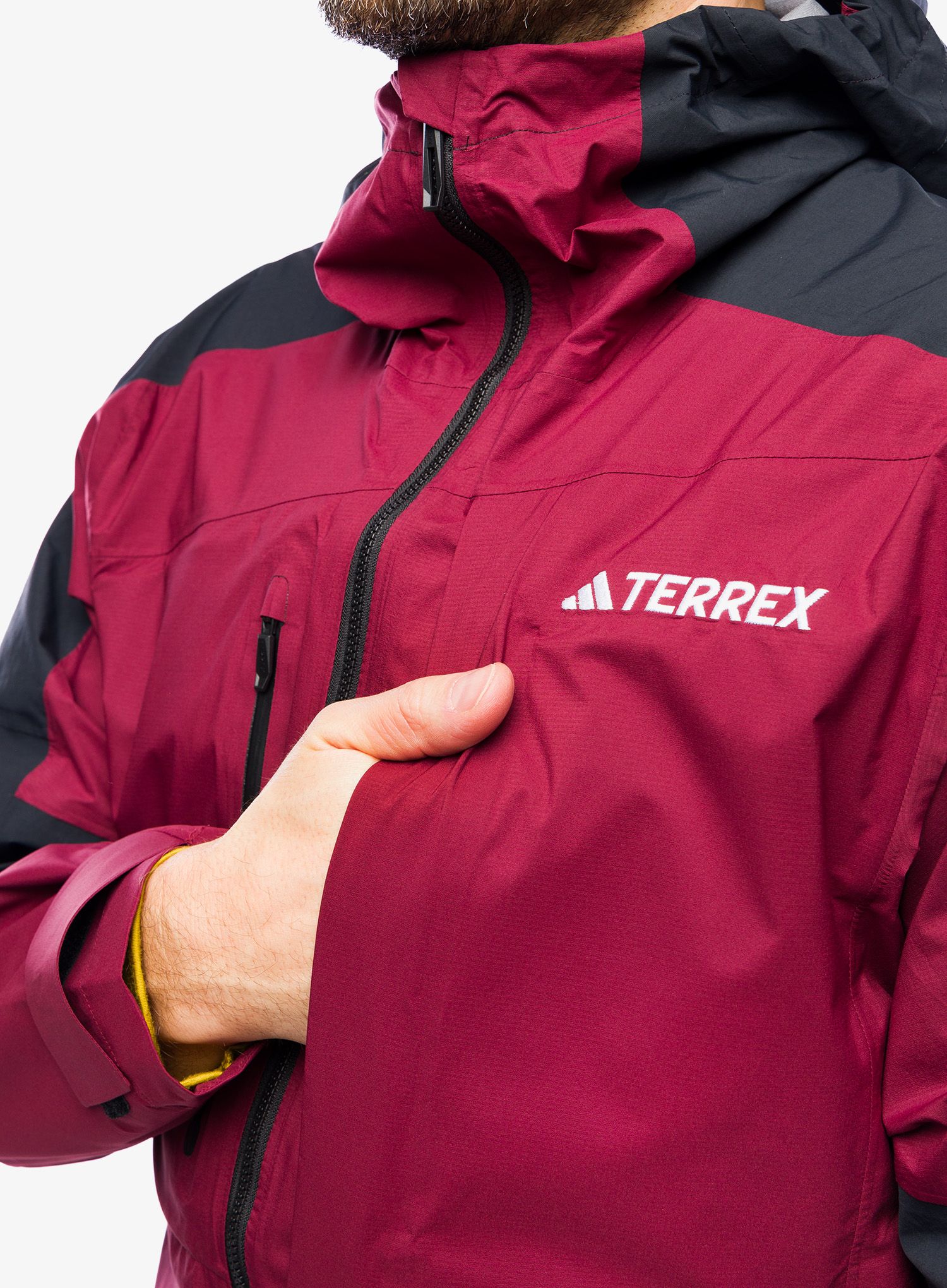 Moška dežna jakna adidas TERREX Xploric RAIN.RDY Jacket - shared/black