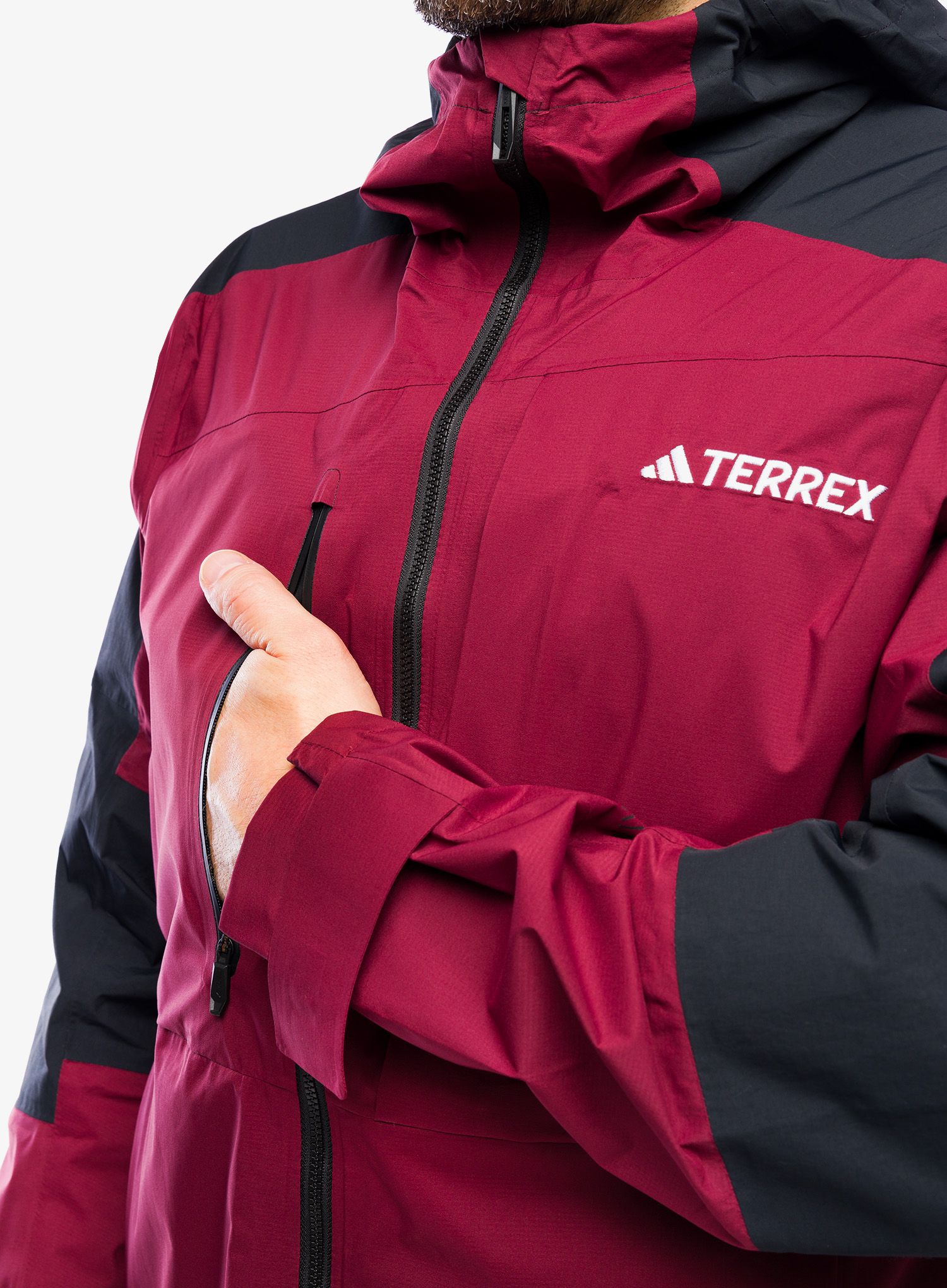 Moška dežna jakna adidas TERREX Xploric RAIN.RDY Jacket - shared/black