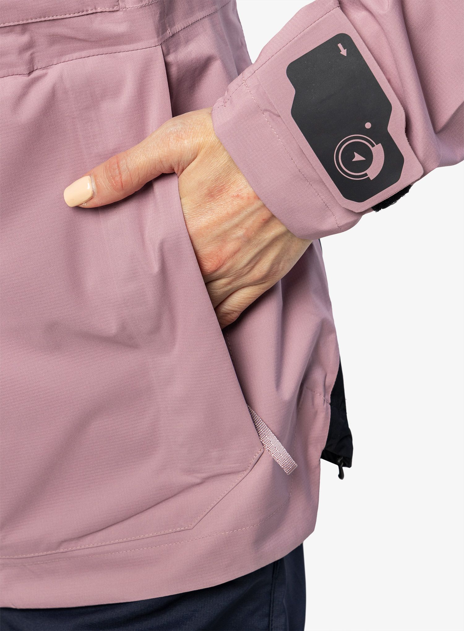 Ženska jakna adidas TERREX Xploric - magic mauve/black