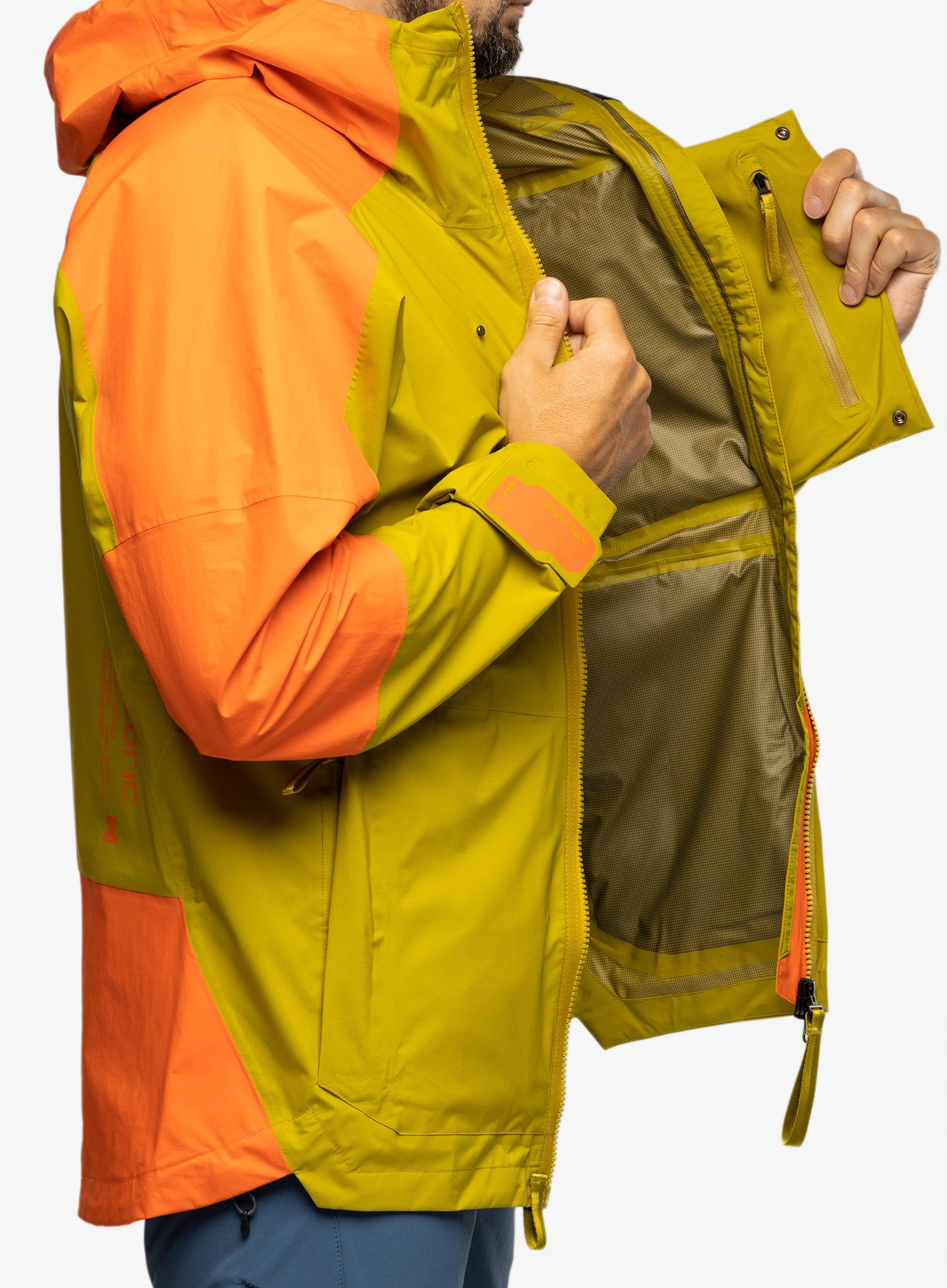 Moška jakna adidas TERREX Xploric - pulse olive/semi impact orange