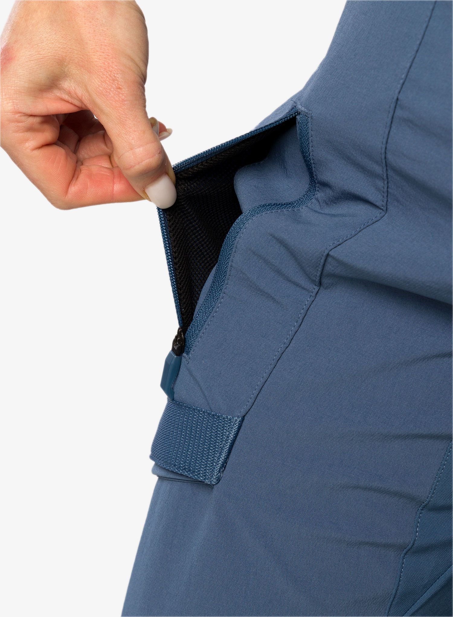Ženske pohodniške hlače adidas TERREX Zupahike Hiking Pants - wonder steel