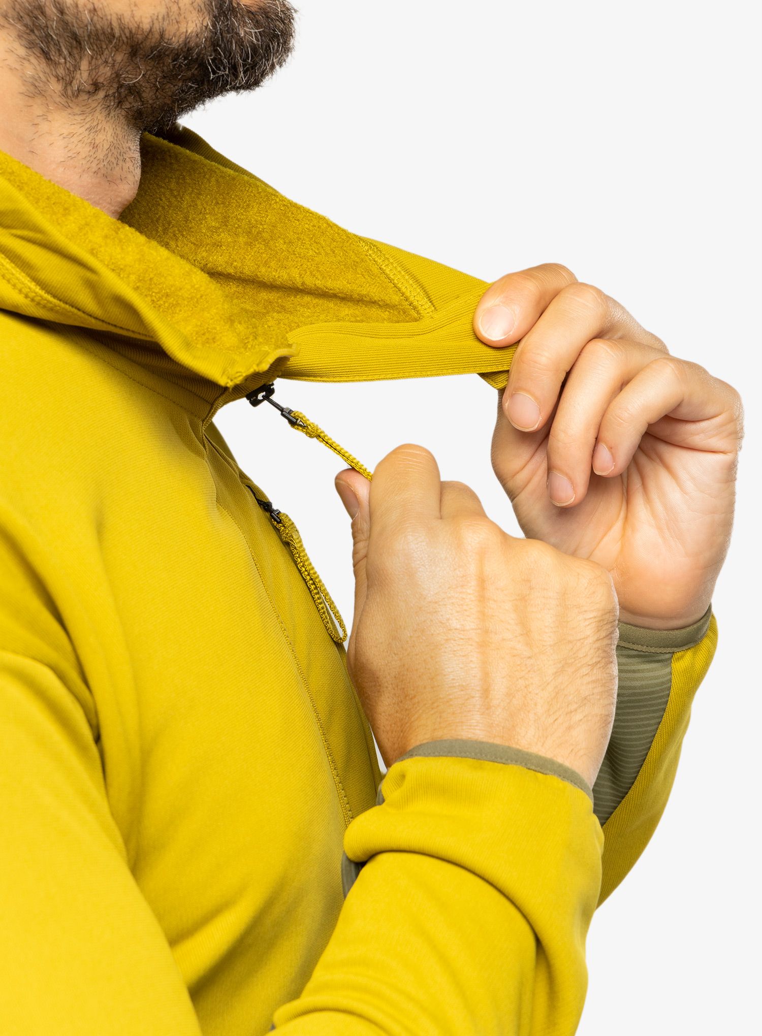 Jopica s kapuco adidas TERREX Zupahike Hooded Fleece Jacket - pulse olive