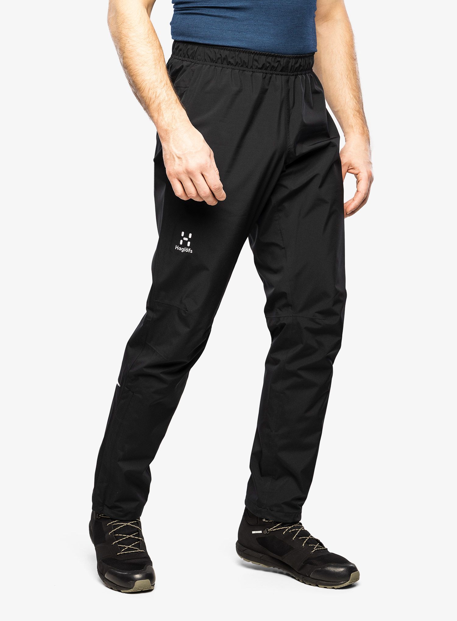 Moške nepremočljive hlače Haglofs Korp Proof Pant - true black