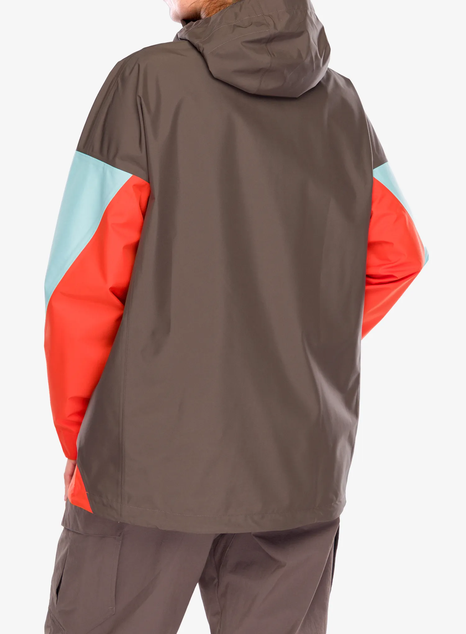 Ženski anorak adidas TERREX Xploric 2.5L Climaproof Anorak - ear stra/fl aqua/semi imp oran