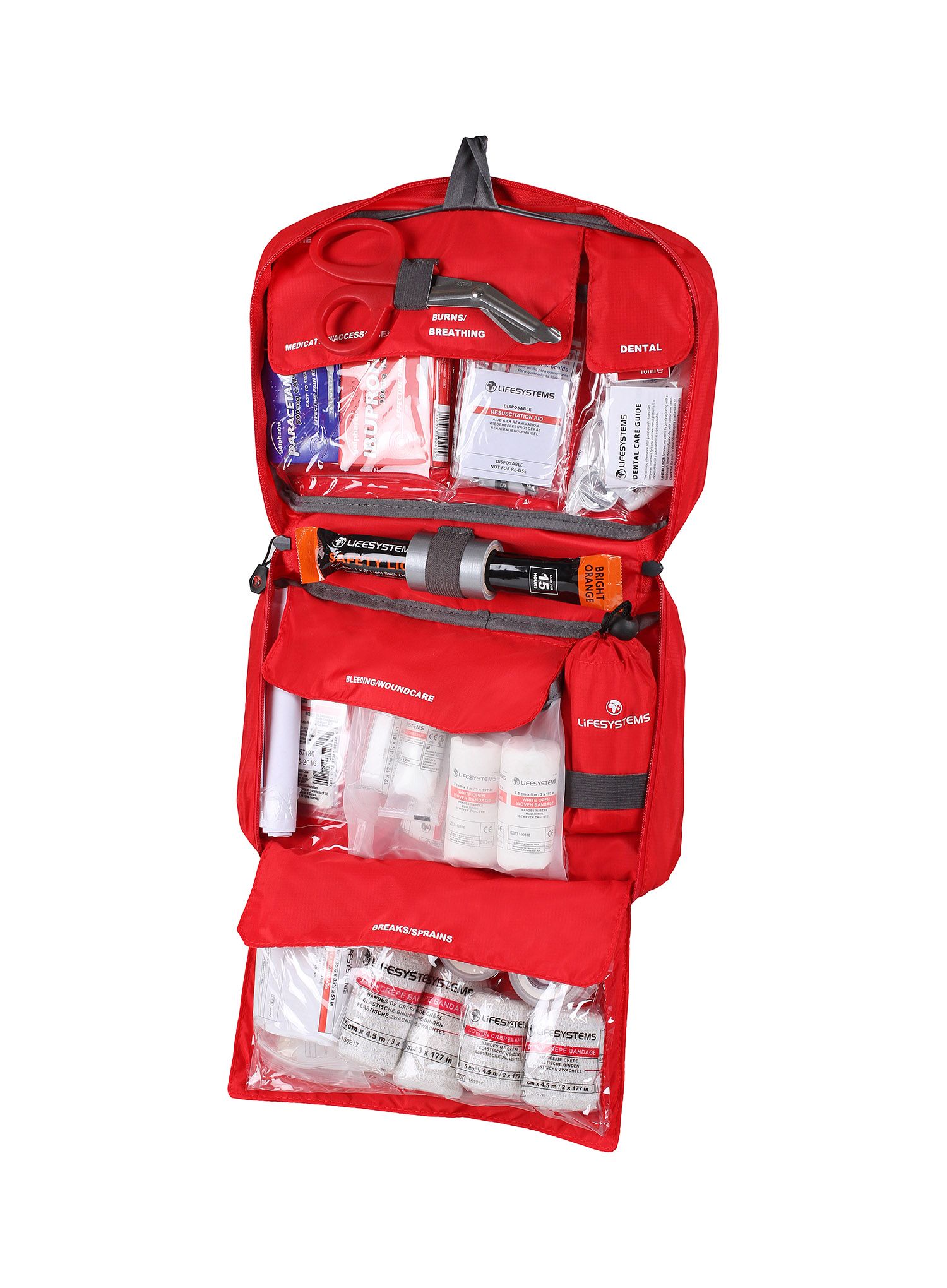 Komplet prve pomoči Lifesystems Mountain Leader Pro First Kit Aid - red