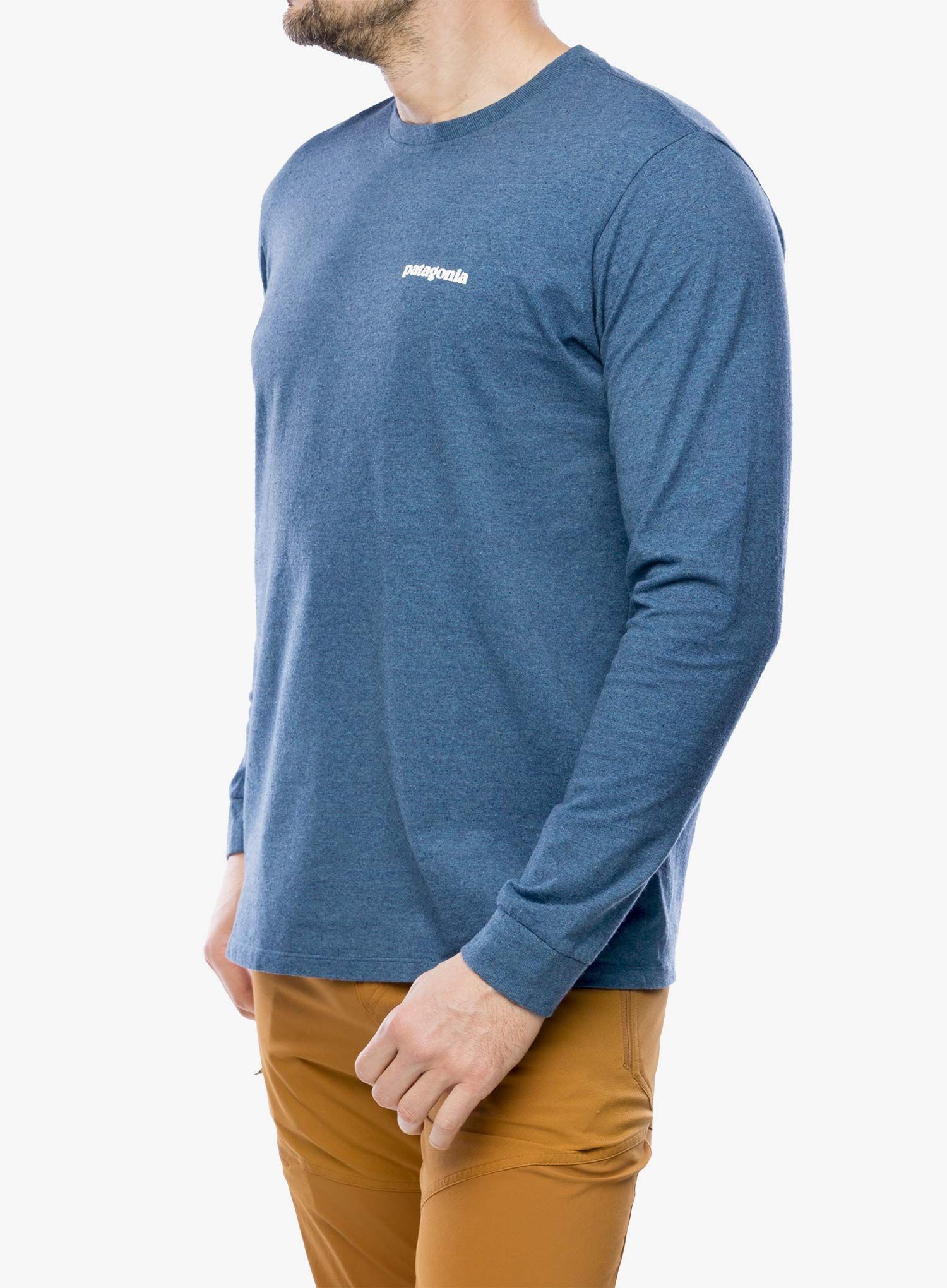 Jopica Patagonia L/S P-6 Logo Responsibili-Tee - utility blue