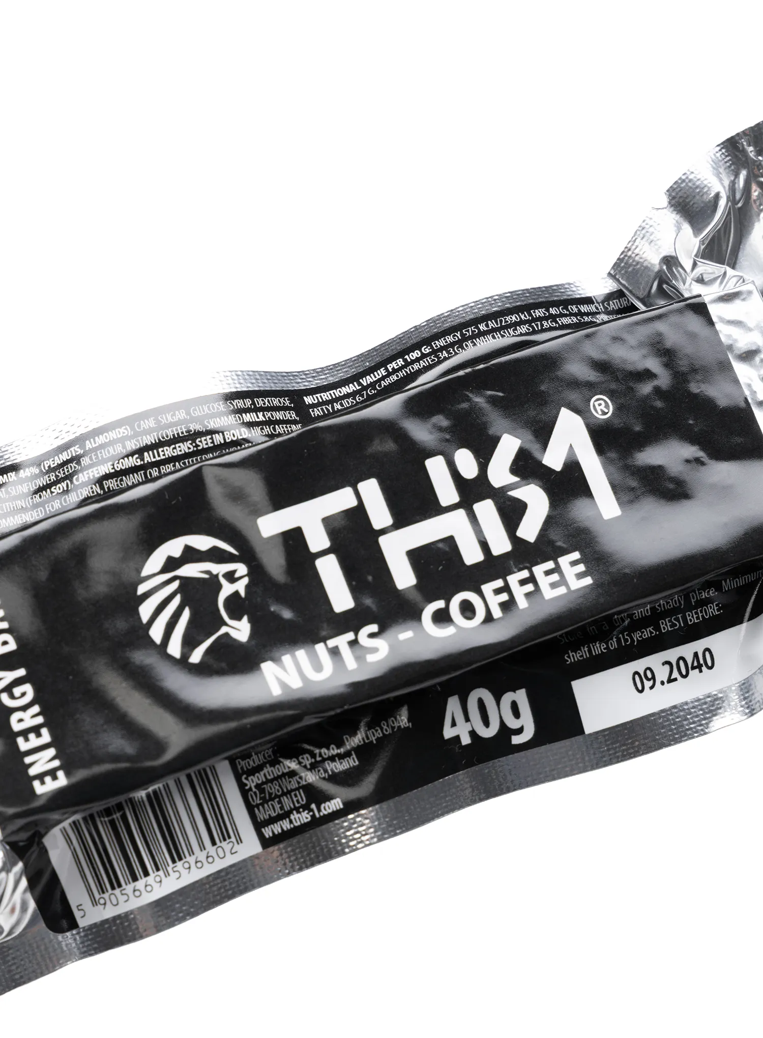 Energijska ploščica This-1 Energy - nut/coffee