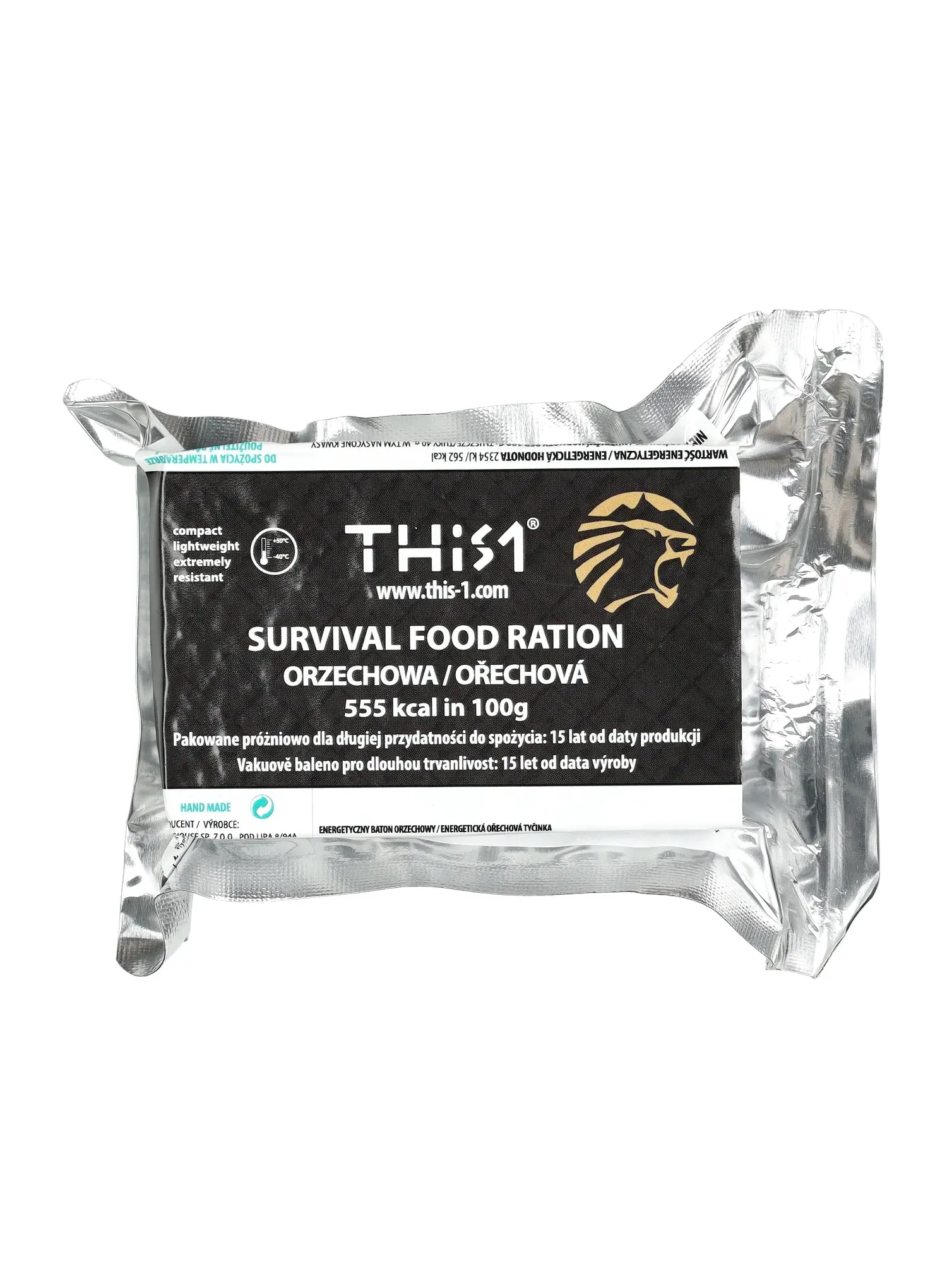 Energijska ploščica This-1 Survival Bar 3 pack - nuts, nuts/black currant, nuts/chocolate guarana