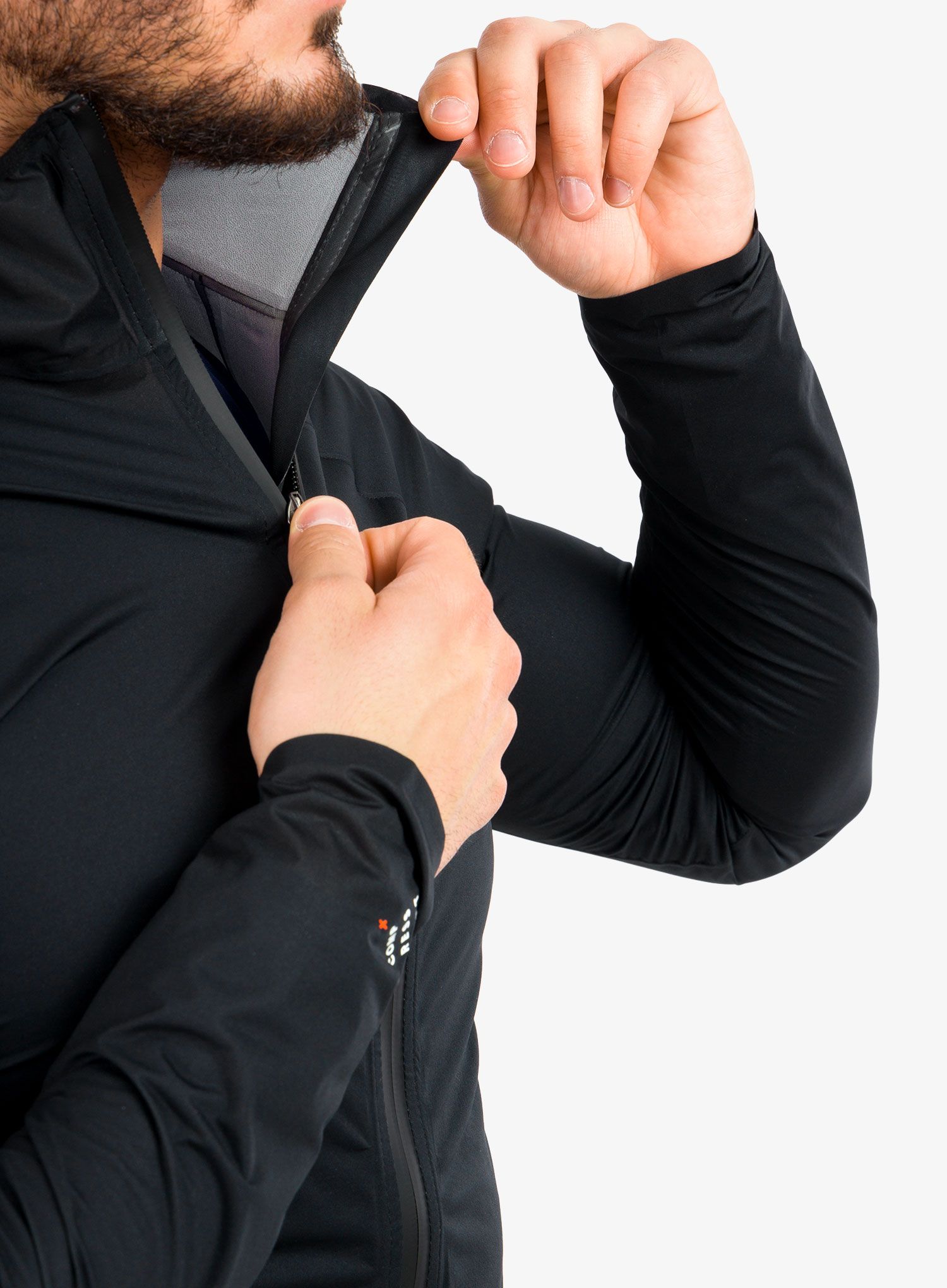 Moška tekaška jakna Compressport Hurricane Waterproof 10/10 Jacket - black