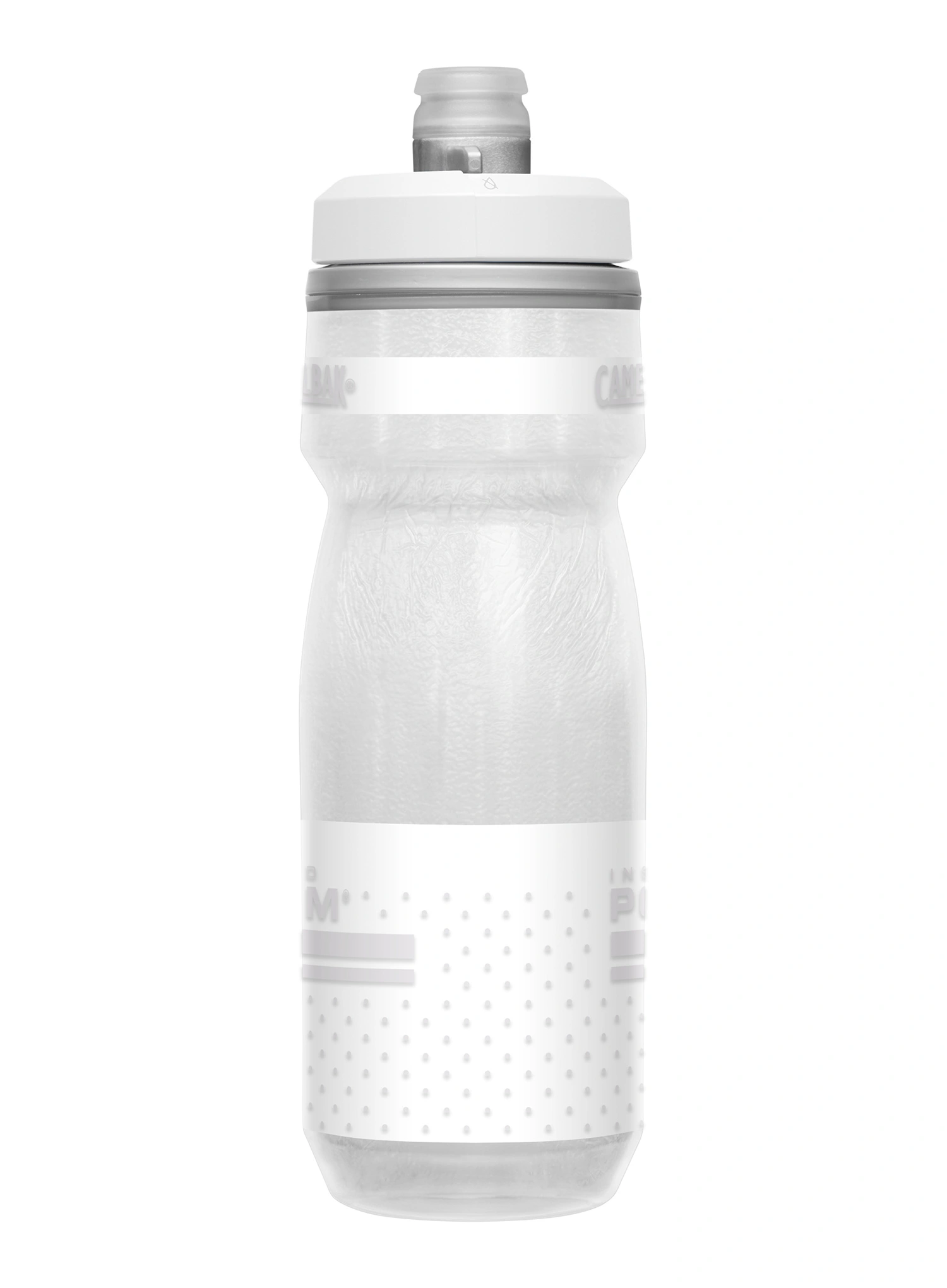 Kolesarski bidon Camelbak Podium Chill 620 ml - white/natural