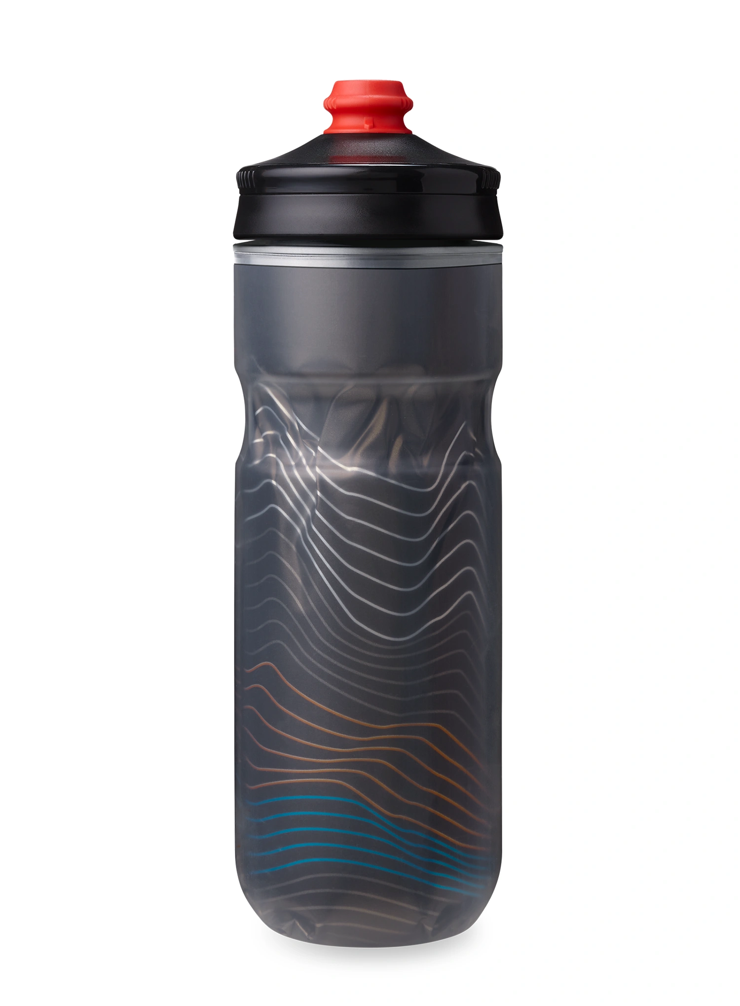 Kolesarski bidon HydraPak Polar Surge Ascent 20 Oz (0,591 l) - black