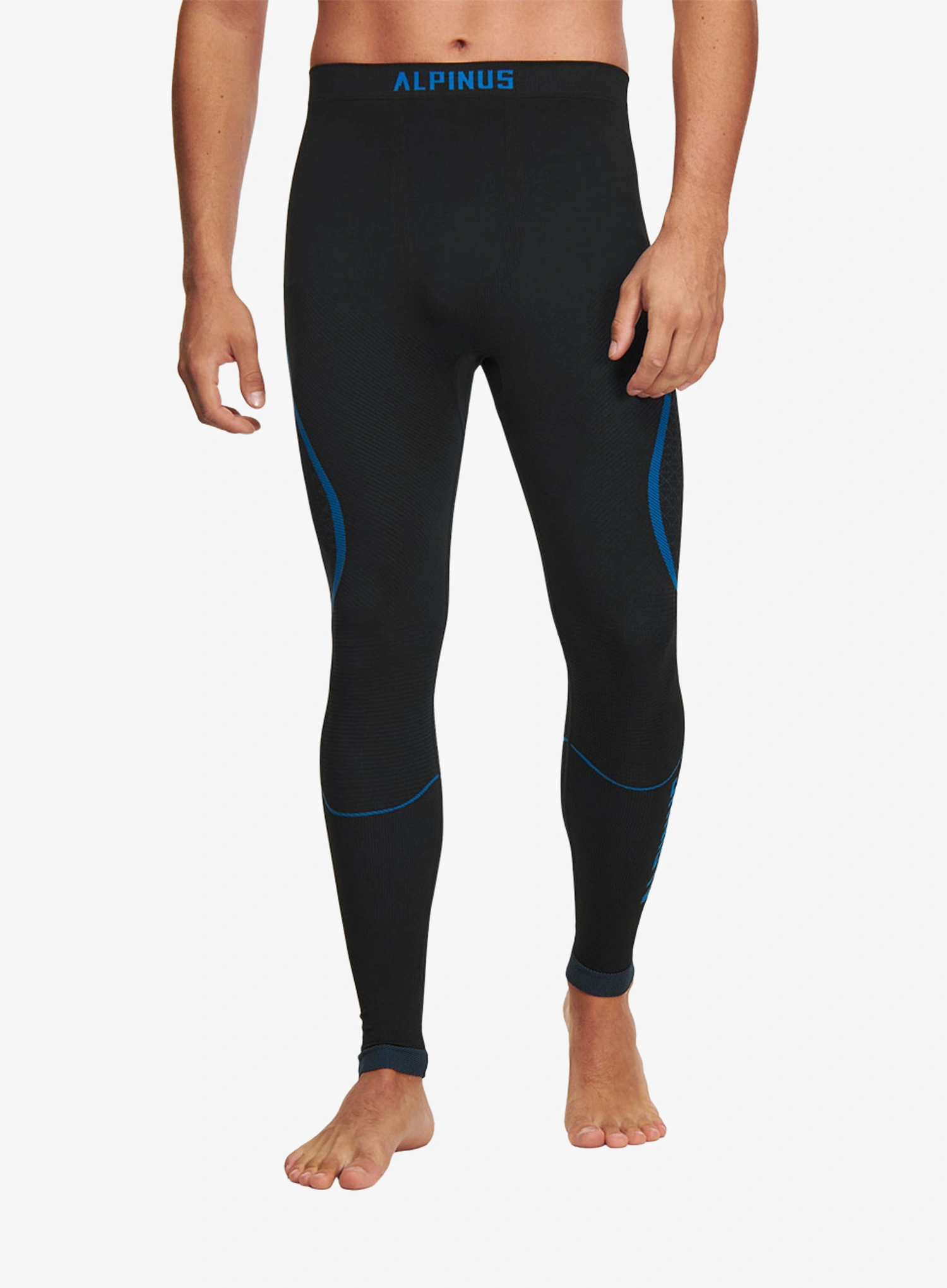 Termo spodnje perilo Alpinus Lillehammer Set - black/blue