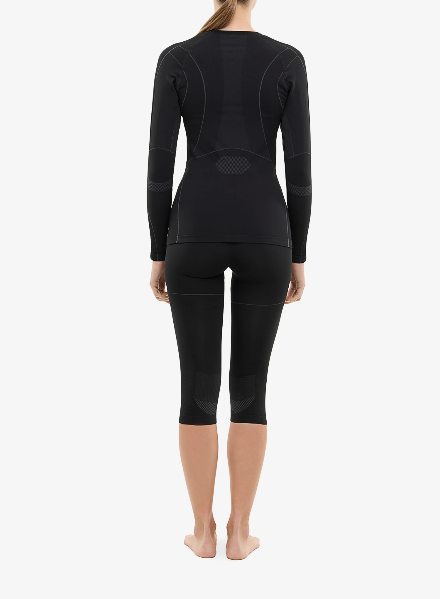 Žensko termo perilo Viking Base Layer Gaja 3/4 Set - black