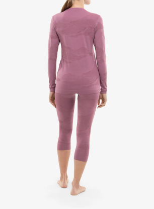 Žensko termo perilo Viking Base Layer Gasher 3/4 Set - pink