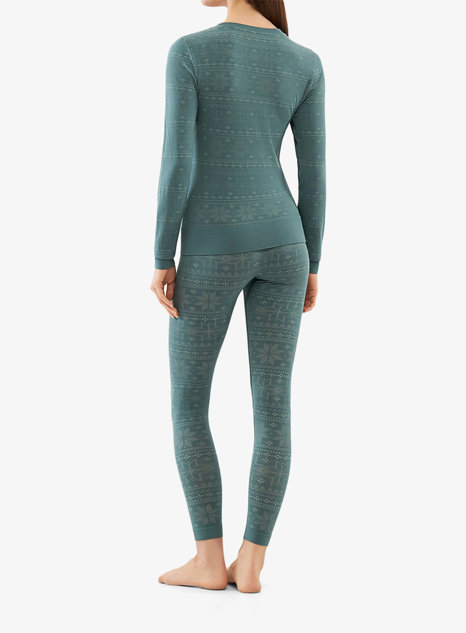 Žensko termo perilo Viking Base Layer Sigrid Set - green