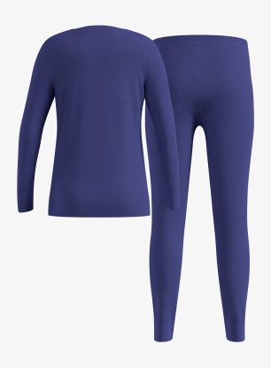 Termo perilo za otroke Odlo Merino 200 Kids Set Long - skipper blue