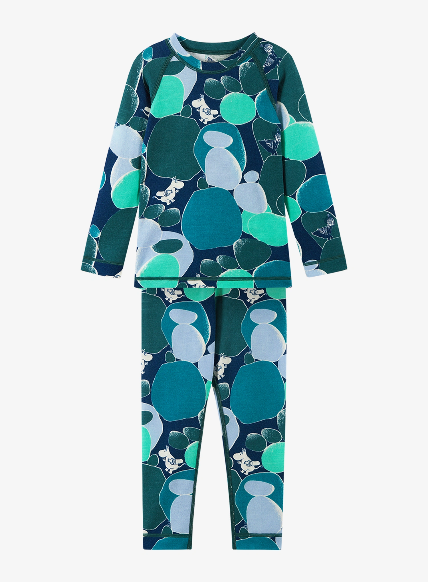 Termo perilo za otroke Reima Moomin Trivsam - dark teal