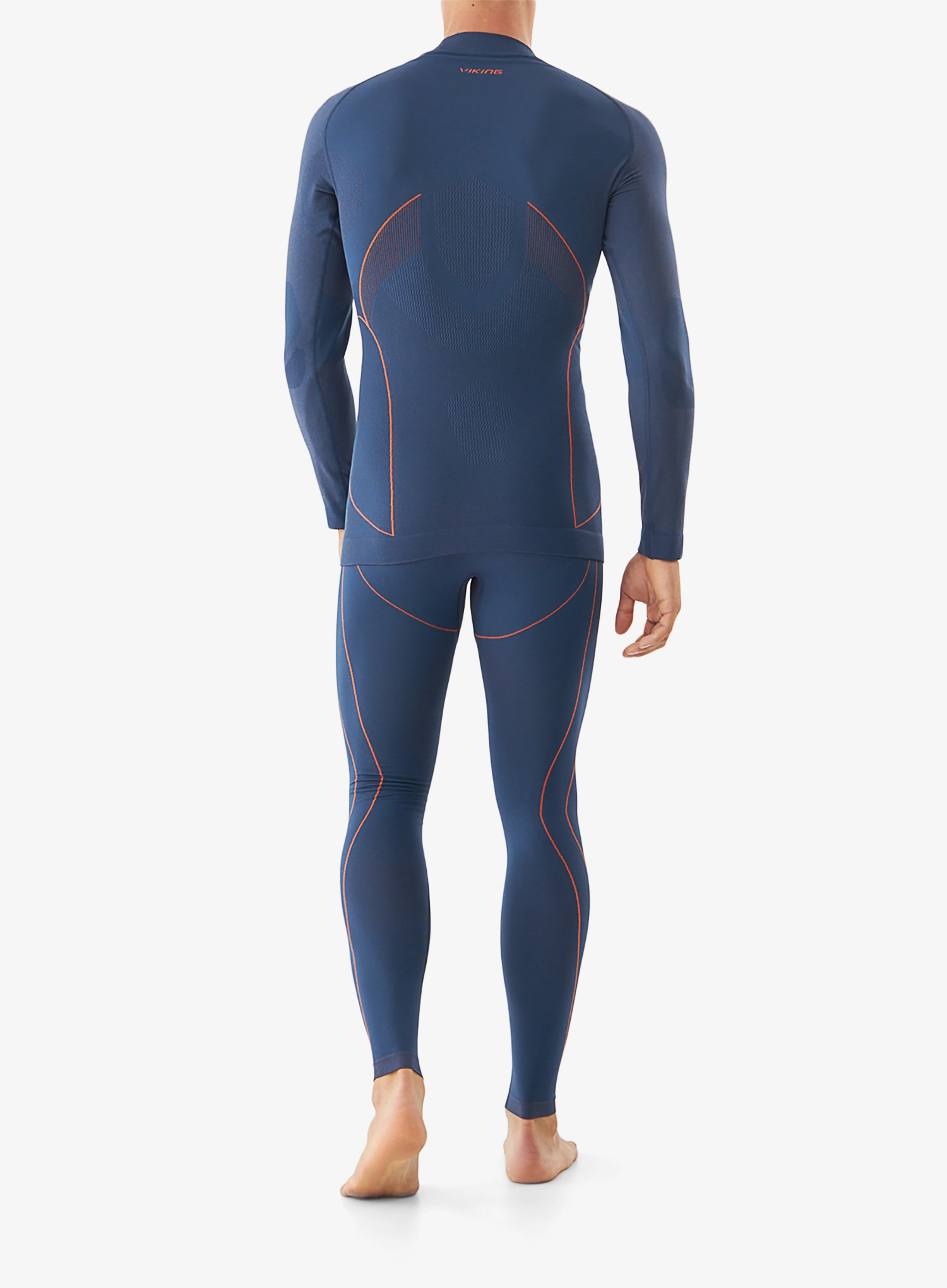 Termo spodnje perilo Viking Base Layer Primeone Set - navy/orange