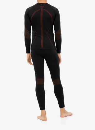 Termo spodnje perilo Viking Base Layer Rocket Set - black/orange