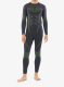 Termo spodnje perilo Viking Base Layer Rocket Set - dark grey/lime