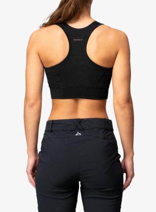 Športni nedrček Devold Berle Merino Bra - caviar