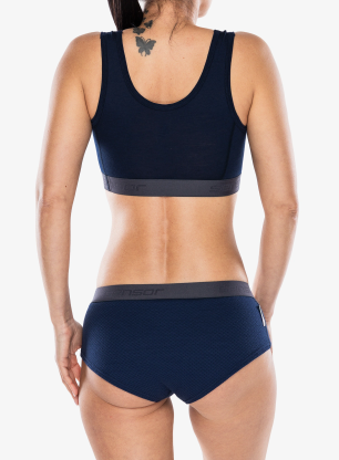 Športni nedrček Sensor Merino Active Bra - deep blue