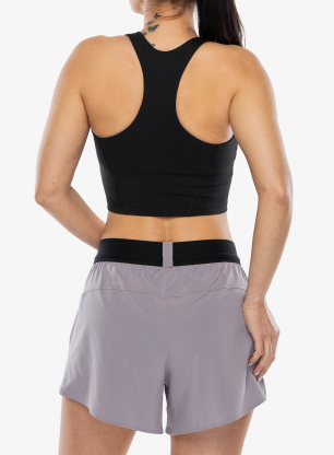 Športni nedrček Smartwool Active Crop Bra - black