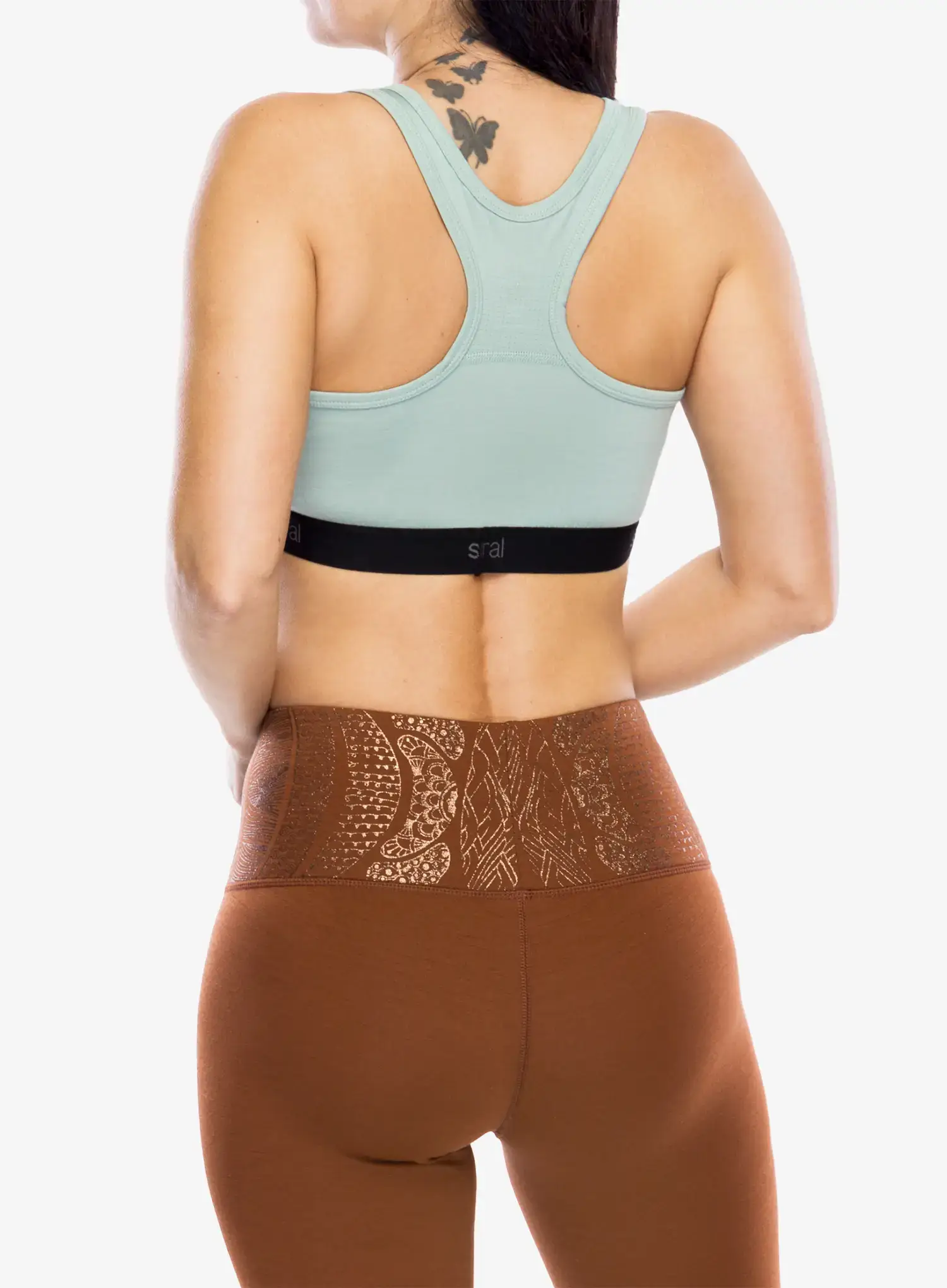 Športni nedrček Super.natural Tundra220 Semplice Bra - light jade