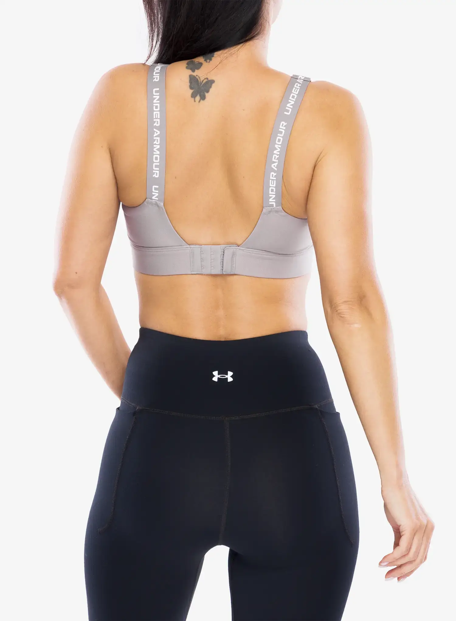 Športni nedrček Under Armour Infinity 2.0 High Sports Bra - tetra gray/white