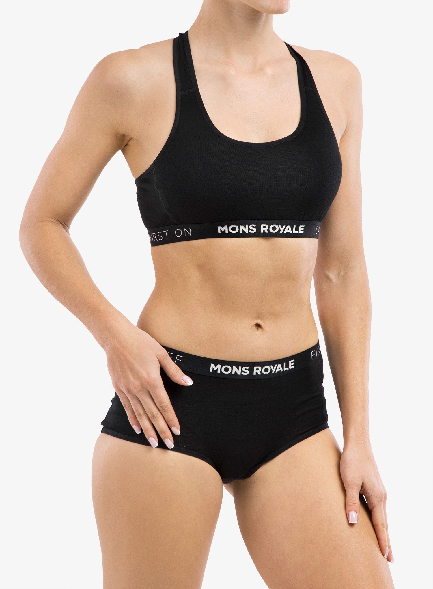 Športni nedrček Mons Royale Sierra Sports Bra - black