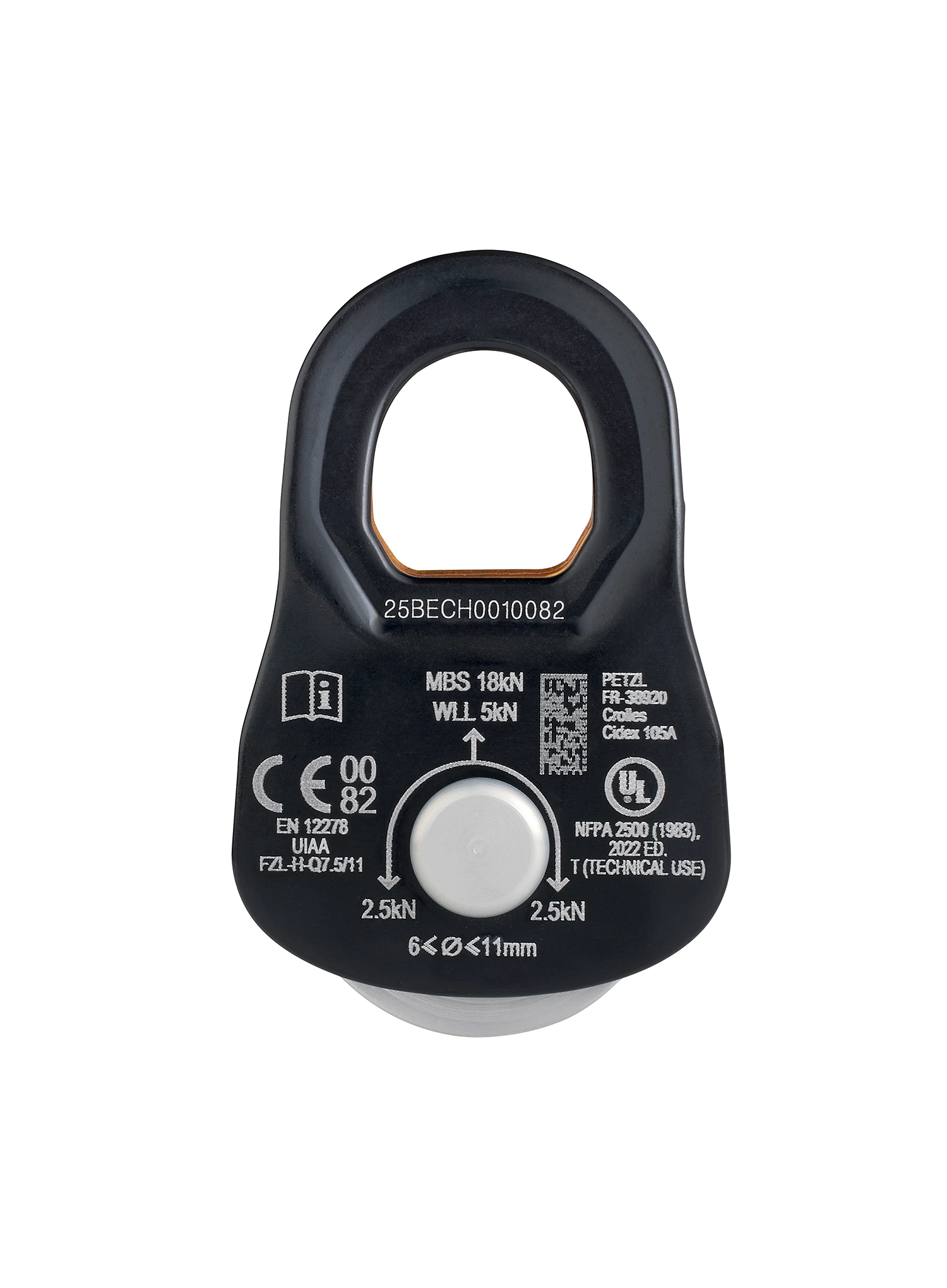 Škripec Petzl Rescue S - yellow