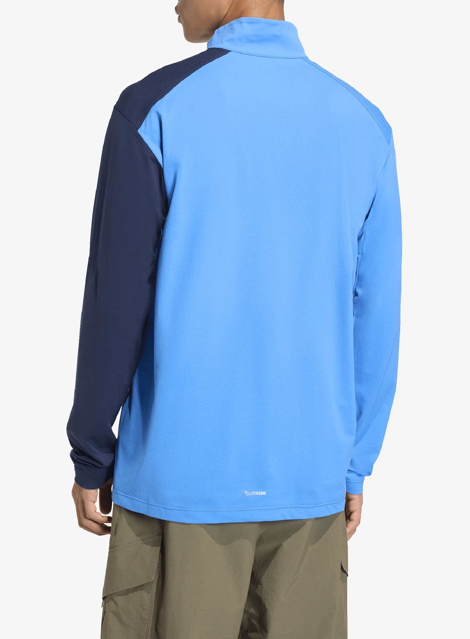 Puloverji brez kapuce adidas TERREX Multi Climacool 1/2 Zip Long Sleeve Top - ray blue