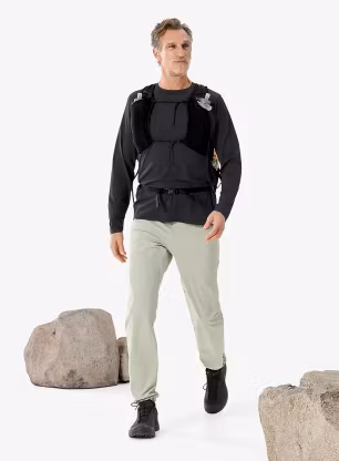 Puloverji brez kapuce Arcteryx Cormac Crew Neck Shirt LS - black