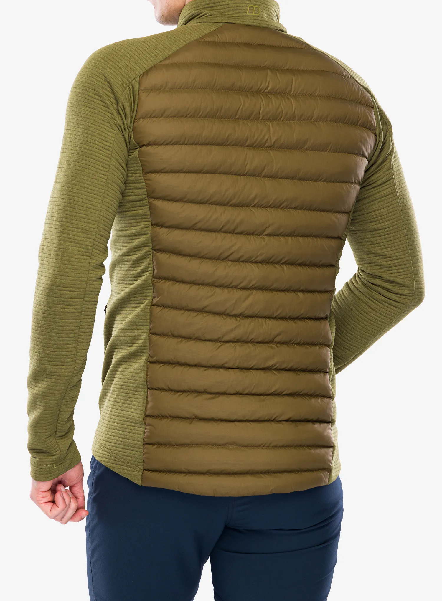 Puloverji brez kapuce Berghaus Hottar Hybrid Jacket - bark/oak moss marl