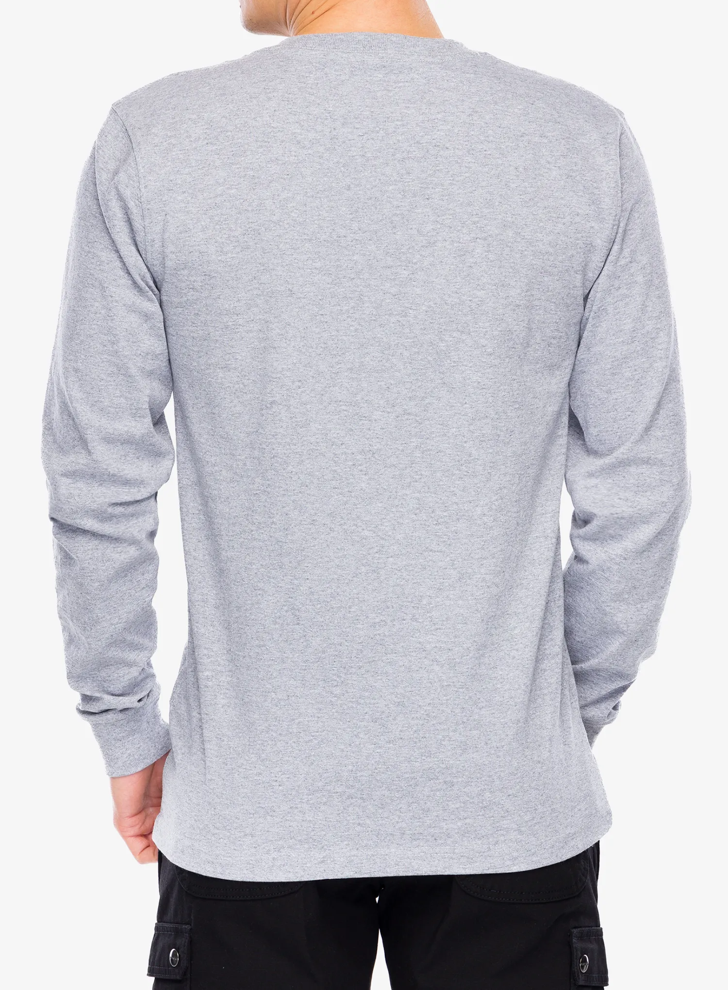 Puloverji brez kapuce Carhartt Core Logo T-Shirt L/S - heather grey