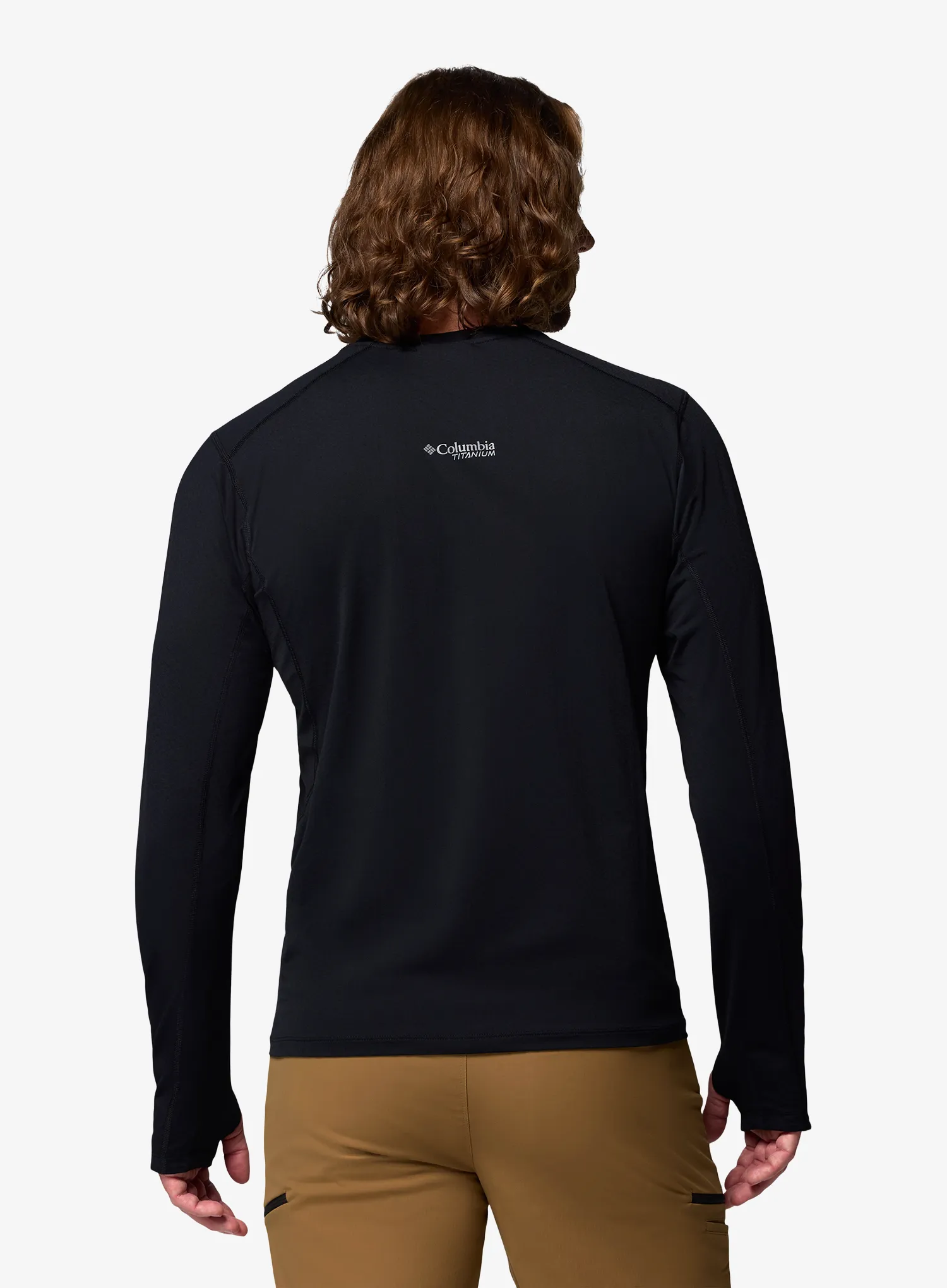 Puloverji brez kapuce Columbia Diamond Peak Pro Long Sleeve Crew - black