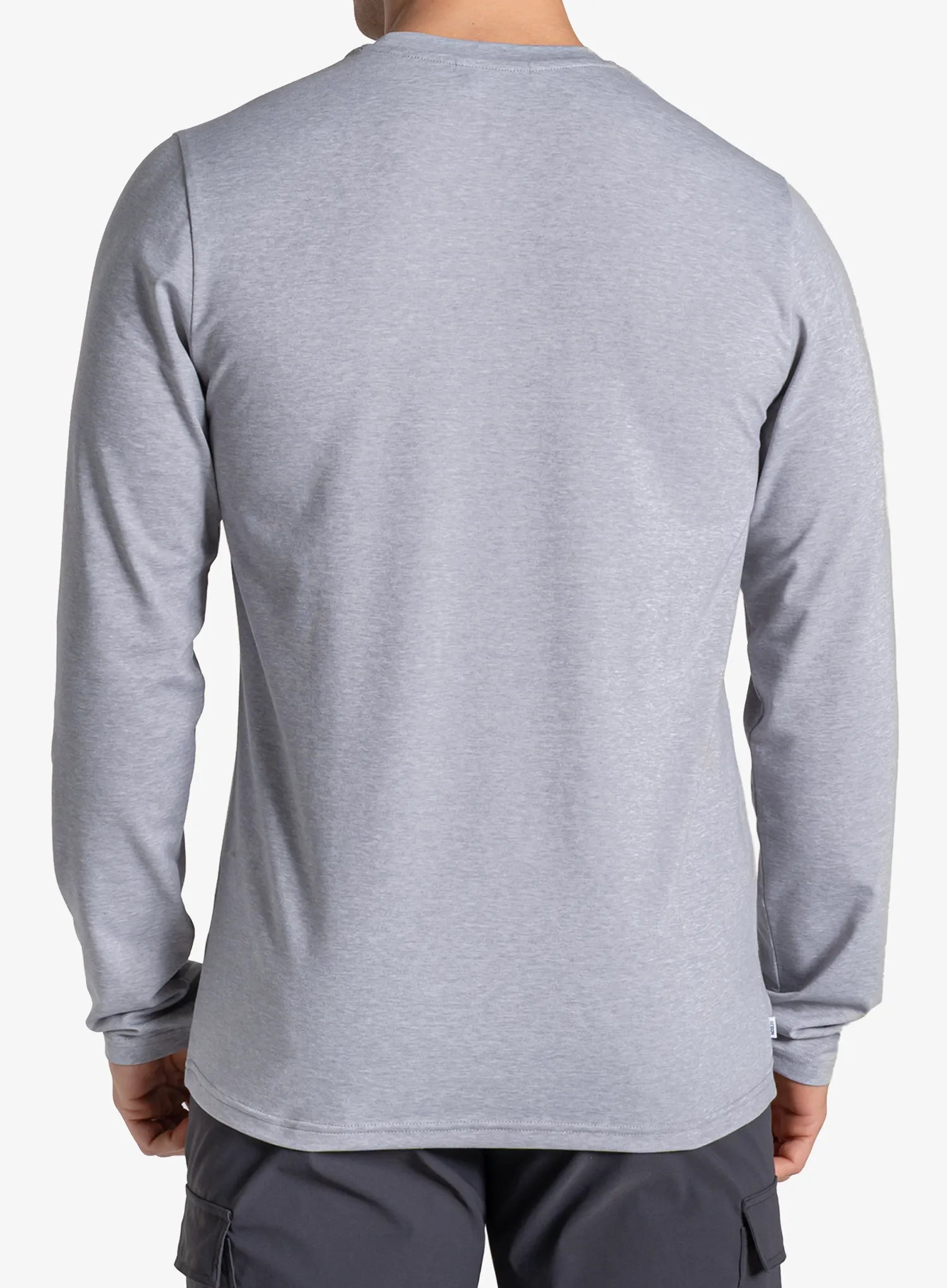 Puloverji brez kapuce Craghoppers NosiLife Abel LS T-Shirt - soft grey marl