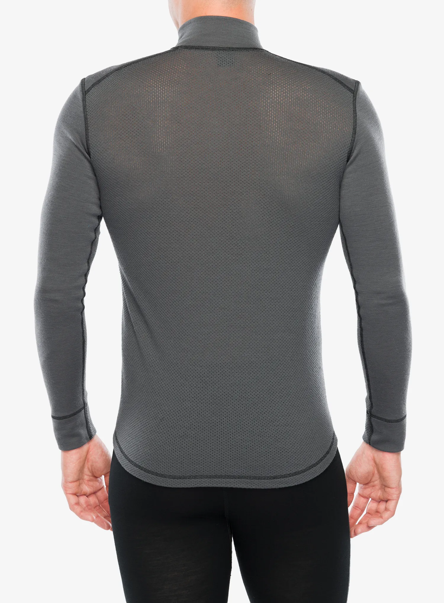 Puloverji brez kapuce Dovre 100% Merino Wool Active - black