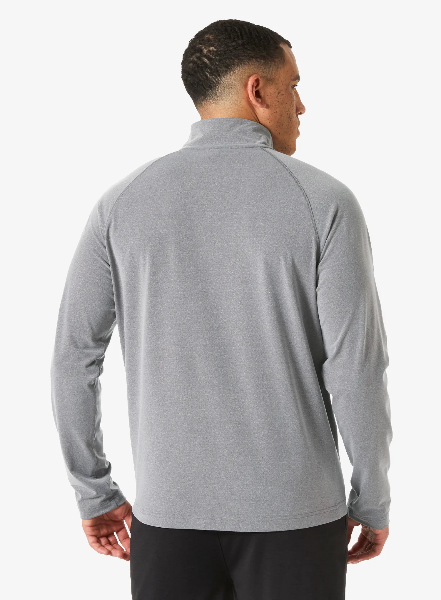 Puloverji brez kapuce Helly Hansen Tyri Knit 1/2 Zip - ebony melange