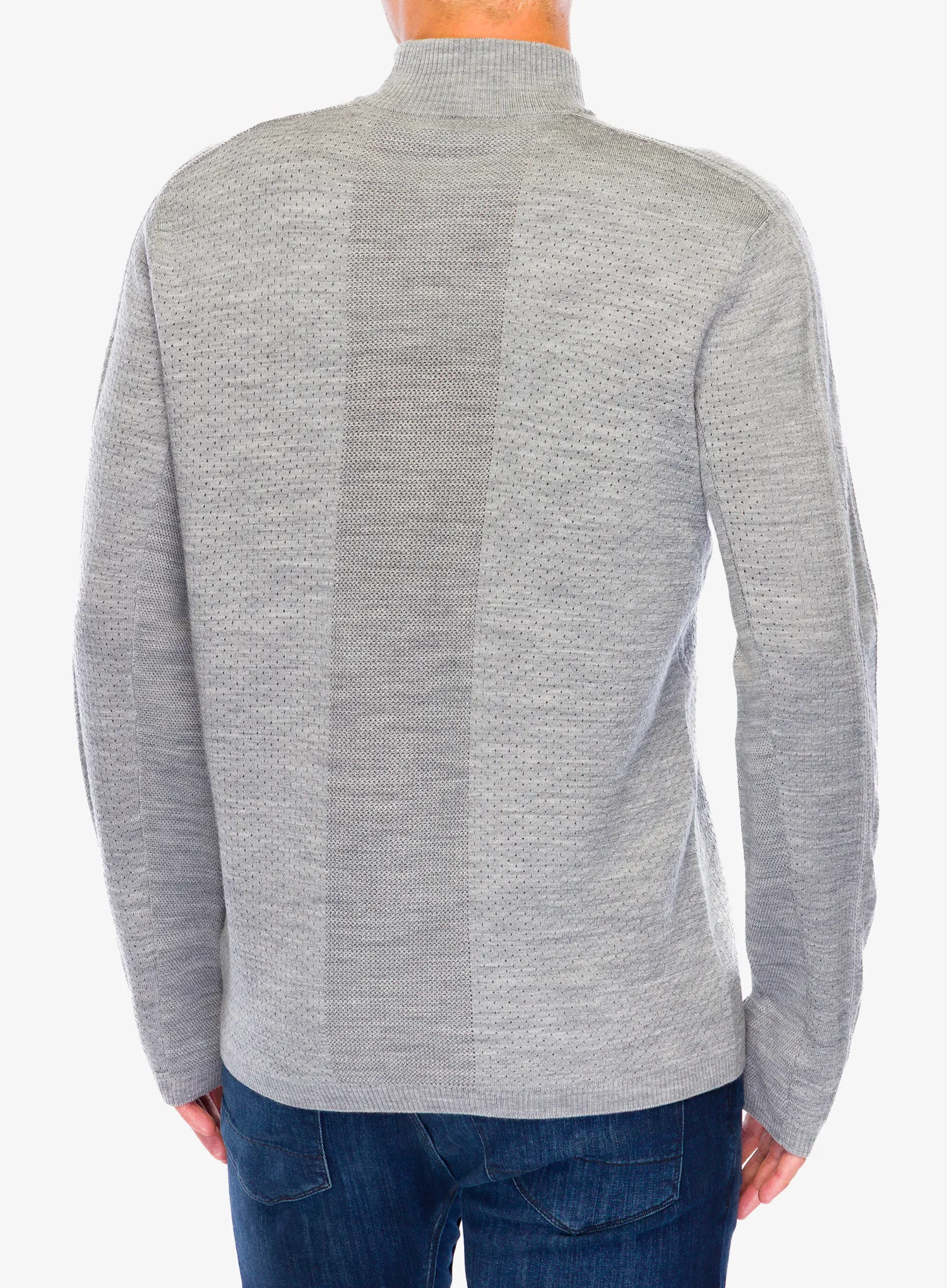 Puloverji brez kapuce Icebreaker Anniversary Original LS Half Zip - metro hthr