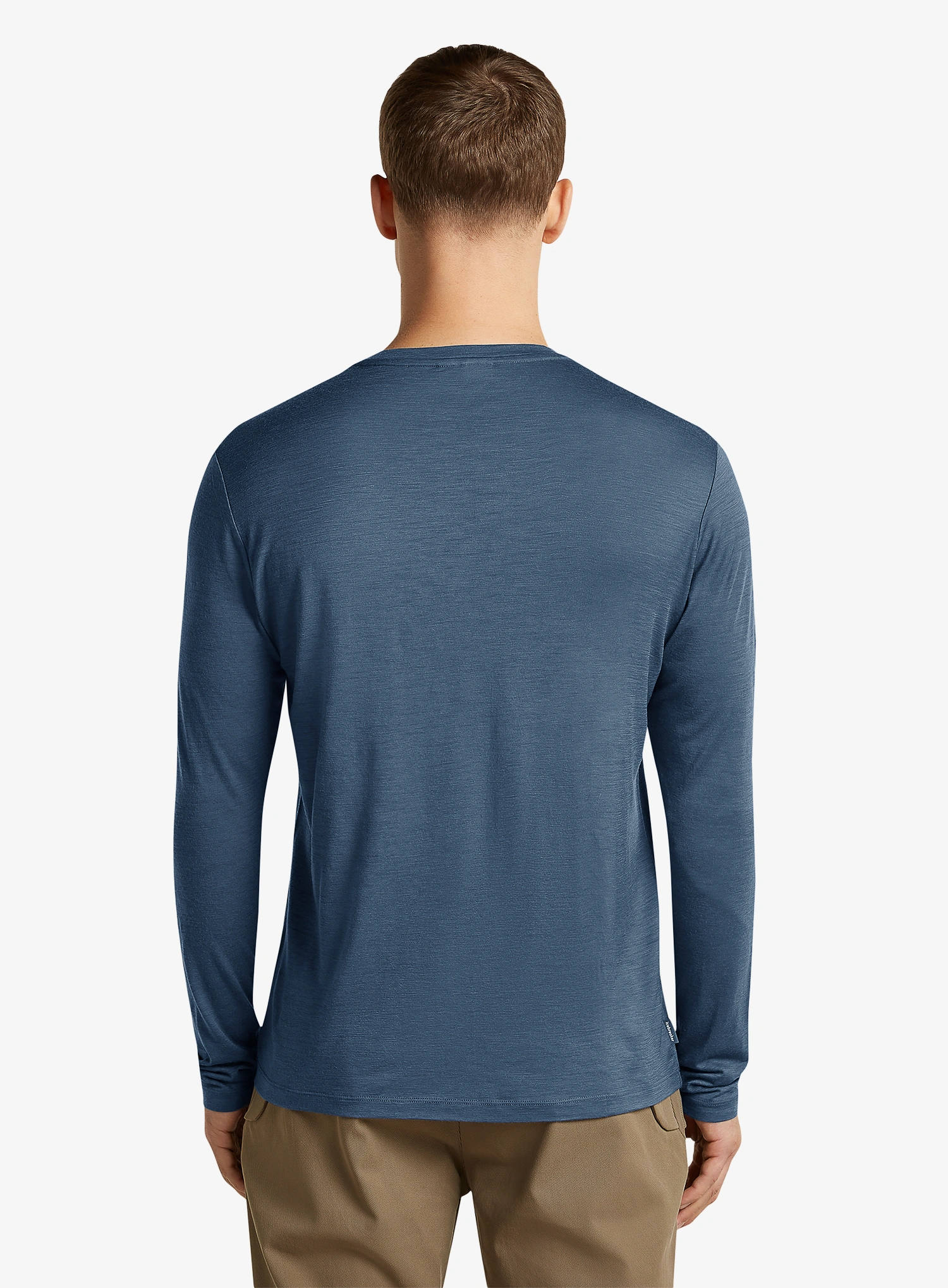 Puloverji brez kapuce Icebreaker Merino 150 Tech Lite LS Tee IB Vertical - dawn