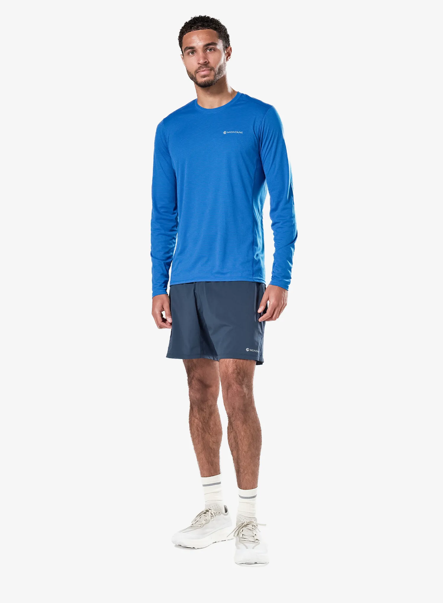 Puloverji brez kapuce Montane Dart Nano Long Sleeve T-Shirt - neptune blue