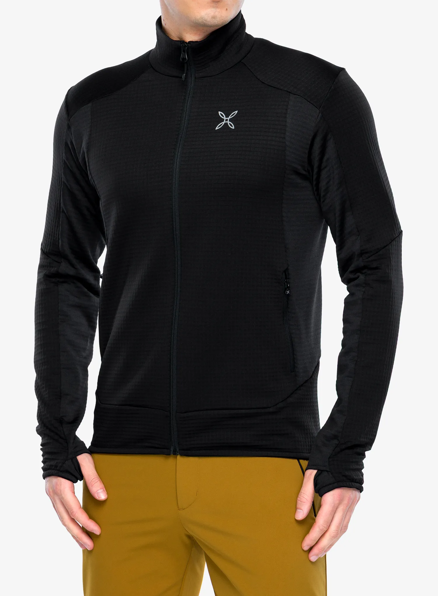 Puloverji brez kapuce Montura Stretch Color Maglia - black
