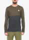Puloverji brez kapuce Ortovox 150 Cool Logo LS - dark wild herbs