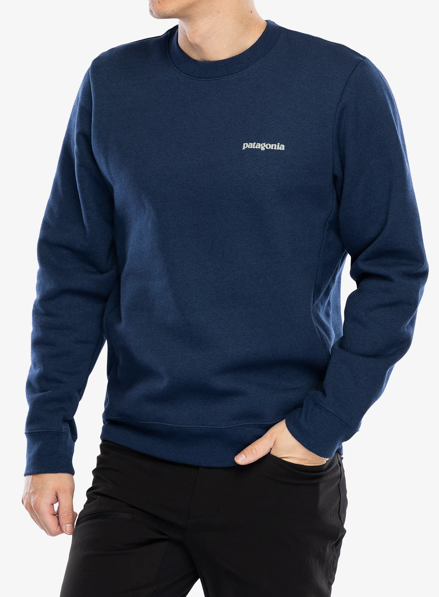 Puloverji brez kapuce Patagonia Fitz Roy Icon Uprisal Crew Sweatshirt - lagom blue