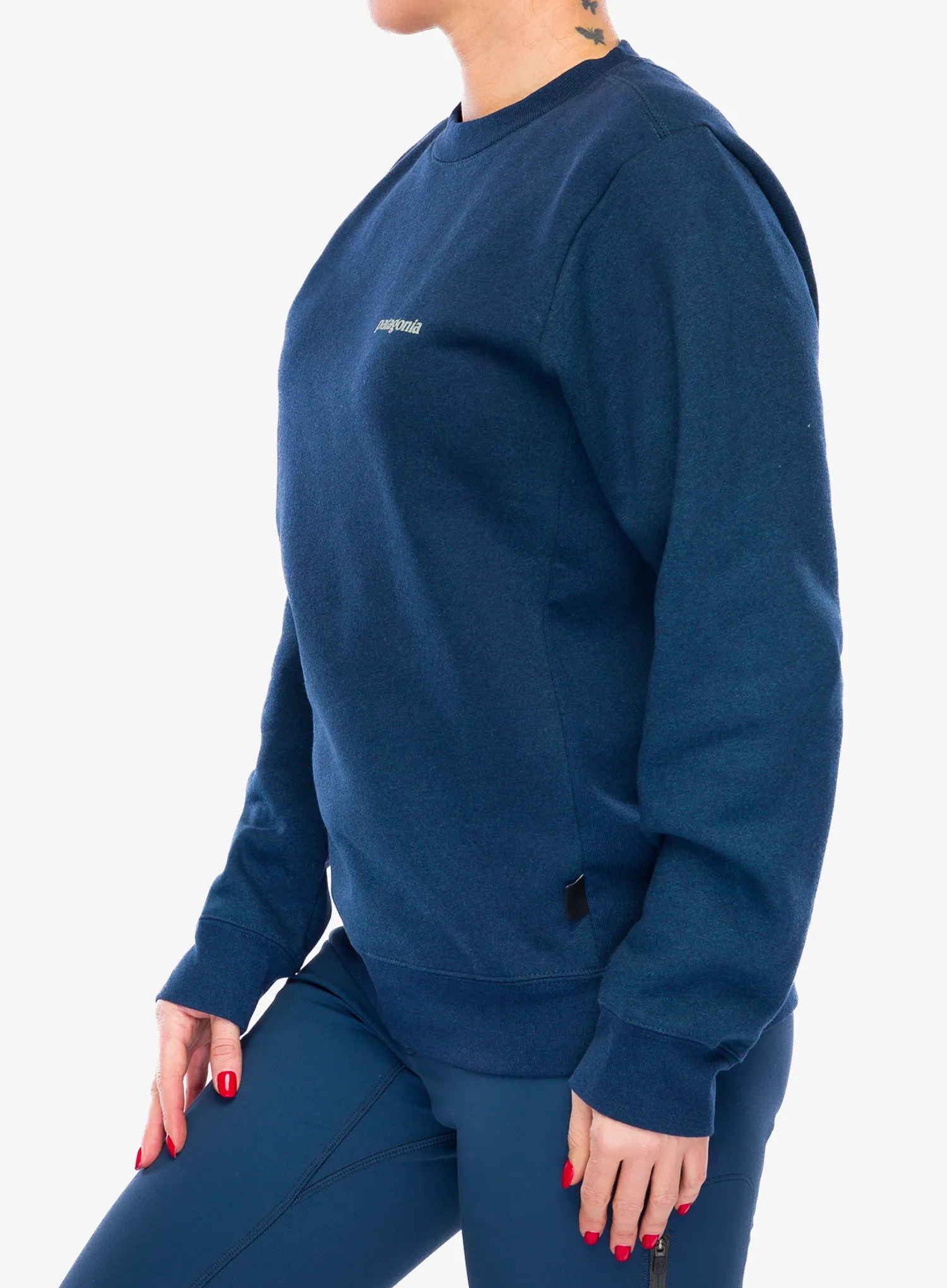 Puloverji brez kapuce Patagonia Fitz Roy Icon Uprisal Crew Sweatshirt - lagom blue