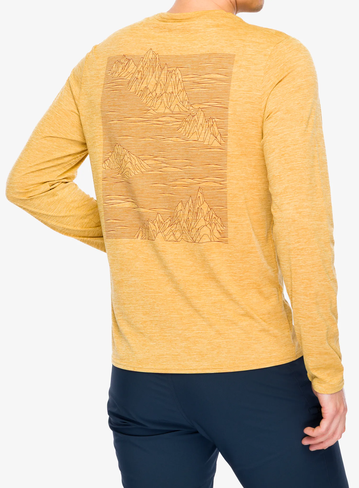 Puloverji brez kapuce Patagonia L/S Cap Cool Daily Graphic Shirt - strataspire/beeswax tan